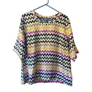 Caliban Top 100% Silk Size XXXL (IT 50) NWT